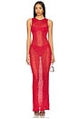 view 1 of 4 Alix Maxi Dress in Fire Red