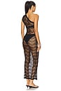 view 3 of 4 Kalina One Shoulder Dress in Black