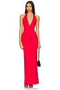view 1 of 3 Chloe Halter Maxi Dress in Red