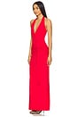 view 2 of 3 Chloe Halter Maxi Dress in Red