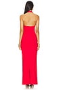 view 3 of 3 Chloe Halter Maxi Dress in Red