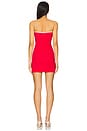 view 3 of 3 Whitney Strapless Dress in Red & White