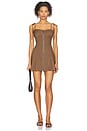 view 1 of 3 Elanor Mini Dress in Brown