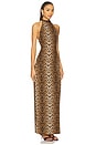 view 2 of 3 Vashti Maxi Dress in Leopard