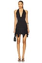 view 1 of 3 Aryella Halter Mini Dress in Black