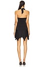 view 3 of 3 Aryella Halter Mini Dress in Black