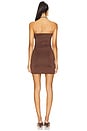 view 3 of 3 Kelia Strapless Mini Dress in brown