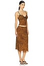 view 2 of 3 Duchis Skirt Set in Leopard