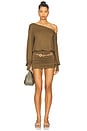 view 1 of 3 Rosabella Mini Dress in Olive Green