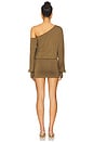 view 3 of 3 Rosabella Mini Dress in Olive Green