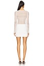 view 3 of 3 Athena Mini Dress in White