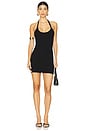 view 1 of 3 Melena Halter Mini Dress in Black