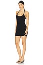 view 2 of 3 Melena Halter Mini Dress in Black
