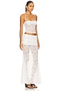 view 2 of 3 x Yhasmina Ferrara Mimi Maxi Skirt Set in White