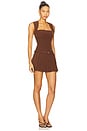 view 2 of 3 Giulia Mini Dress in Brown