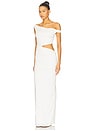 view 3 of 4 Isadora Maxi Dress in White