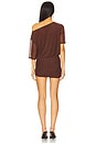 view 4 of 4 Olya Mini Dress in Chocolate