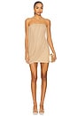 view 1 of 4 Elodie Mini Dress in Brown