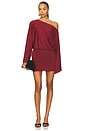 view 1 of 4 Katiya Mini Dress in Burgundy