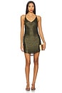 view 1 of 3 Bronya Mini Dress in Green