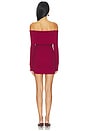 view 3 of 3 Marks Mini Dress in Burgundy