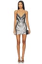 view 1 of 4 Matti Mini Dress in Gunmetal