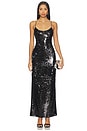 view 1 of 4 Jessie Sequin Maxi Dress in Black