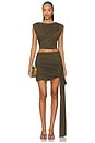 view 1 of 3 JHAZALA スカートセット in Dark Olive Green