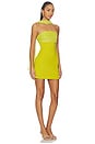 view 2 of 3 Felina Mini Dress in Chartreuse