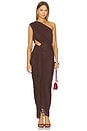 view 1 of 3 Juliet Midi Dress in Brown