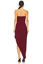 view 3 of 3 Victoria Corset Maxi Dress in Oxblood