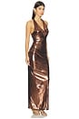 view 2 of 4 Mannie Maxi Dress in Bronze Metallic