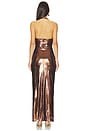 view 3 of 4 Mannie Maxi Dress in Bronze Metallic