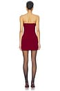view 3 of 4 Veronica Mini Dress in Burgundy