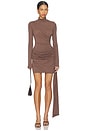 view 1 of 3 Shannon Mini Dress in brown