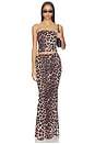 view 1 of 3 ENSEMBLE JUPE GISELA in Leopard
