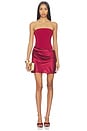 view 1 of 4 Carrie Mini Dress in Dark Red