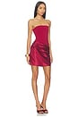 view 2 of 4 Carrie Mini Dress in Dark Red