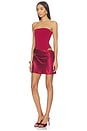 view 3 of 4 Carrie Mini Dress in Dark Red