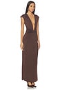 view 2 of 3 Cataleya Maxi Dress in Dark Brown