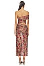 view 4 of 4 VESTIDO KAI in Brown Floral