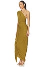 view 3 of 4 Juliet Midi Dress in Moss Green