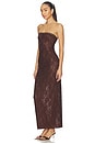 view 3 of 4 VESTIDO SONNET in Brown