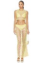 view 1 of 4 Coralie Maxi Skirt Set in Yellow