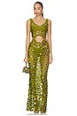 view 1 of 4 Elena Maxi Dress in Moss Green