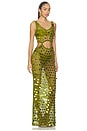view 2 of 4 Elena Maxi Dress in Moss Green