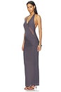 view 3 of 4 Dynasty Halter Maxi Dress in Dark Grey