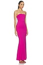 view 2 of 3 Saphira Strapless Gown in Pink