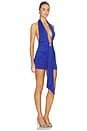 view 2 of 3 Kingsley Halter Mini Dress in Cobalt