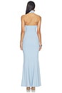 view 3 of 3 Jacinta Fishtail Gown in Powder Blue